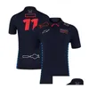 Vêtements de moto 2024 Nouvelle chemise de course F1 d'été pour hommes et femmes à manches courtes T même livraison directe personnalisée Automobiles Moto Otmnt