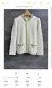Women's Knits 2024 Winter Wear Simple And Advanced Wool Blended Loose Chain Cardigan 1128