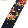 Cravatte Cravatte da uomo Cravatte in cotone per uomo Donna Cravatta formale con stampa floreale per la festa nuziale Cravatta da sposo magra Corbatas Hombre Cravatta Y240325
