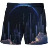 Abstrakte Muster Serie Sommer Männliche Shorts Übergroße Unisex Casual Jogginghose Männer Kleidung 3D Druck Strand Kurze Neue 2022 Frauen C1jN #