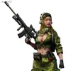 Anime Manga OceanCosmos miniatures Fille originale en uniforme militaire Thème militaire américain Soldat sexy Résine non peinte Modèle kit figure GK yq240325