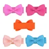 Hair Accessories 20PCS Rib Fabric Clip Sweet Hairpin Baby Girl Side Headdress For Pet Dropship