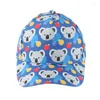 Ball Caps Baby Summer Sun Hats for Boy Girl Kids Baseball Cap Regultable Cartoon Cute Snapback Hat Children Outdoor 3-7 lat