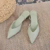 Dress Shoes Fashion Summer Women Pumps Woman Buckle Beige Single Square Heels Comfortable Party