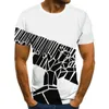 2022 Ny stil Herrens kvinnors t-shirt Art Piano-tangentbord 3D Punk T-shirt Men tryckt O Neck Casual Shirt Hip Hop Kort ärm Q2OA#