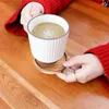 Tappetini da tavolo Sottobicchieri in legno Portabicchieri da caffè antiscivolo resistenti al calore Tappetino per tazze da tè isolato per accessori per la casa per feste di nozze artigianali