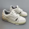 2024 Designer Sneaker Treaker Trainer Buty Casual Buty cielęcy skóra Abloh White zielony czerwony niebieski litera Platforma Platforma Low Treakers Rozmiar 36-45 A35