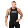 Muscleguys Cott Gyms Tank Tops Homens Sleevel Tanktops para meninos Roupas de musculação Undershirt Fitn Stringer Vest M7tZ #