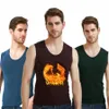 winter Warm Mens Tank Tops Clothes Thick Fitn Heating Fiber Vest Male Seaml Top Sleevel Casual Undershirt x8mj#