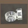 Candle Holders 100 Pcs Plastic Holder Clear Cup For Temple Supplies Wax Box