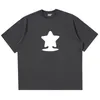 Herren T-Shirt Baumwolle Stern Y2k Streetwear Hip Hop Pirnt Harajuku Tops Grafik Kurzarm T-stück Koreanische Mode Ästhetische Kleidung 240320