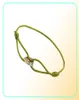 Pulseira de corda de anel Trinity de aço inoxidável 316L com três anéis pulseiras de mão para mulheres e homens moda joalheria famou5826040