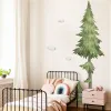 Autocollants 215 cm grand arbre forestier Stickers muraux chambre d'enfants chambre décor à la maison salon décoratif pin enfants Stickers muraux PVC