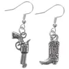 Kolczyki Dangle Farm Western Cowboy Creative Girls Akcesoria Cowgirl Difts for Women Jewery