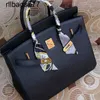 Genuine Leather Bk Handbag Luxurys Lychee Patterned Home Bag for Women Trend Lock Buckle for Women's Bag Top Layer Cowhide Large Capacity 8VRR