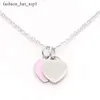 Tiffancy Collier Amour Coeur Designer Collier Femmes Hommes Bijoux De Luxe Lettre Plaqué Or Argent Chaîne Femme Pendentif Colliers En Métal Cadeau Tiffanybracelet 2226