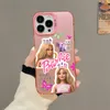 Pink Doll Handyhülle für iPhone 15 14 13 Pro 12 11 Pro Xs X XR Max Aurora Hard PC TPU Hüllen Rückseite