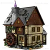 Blocs 2023 MOC 21341 Halloween Hocus Pocuisse Sitch Sisters Cottage House Building Blocs Set Bricks Toy for Children Gifts T240325