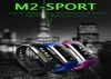 M2 Pro Smart Wrist Fitness Tracker Bracelets Freqüência cardíaca Pressão arterial Relógio de pulso de pulso Oxigênio SMS à prova d'água CHAMADA SPORT Band9444106