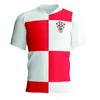 2024 Kroatië Voetbalshirts MODRIC 24 25 MAJER Croatie 2023 GVARDIOL KOVACIC PASALIC Thuisshirts Fans versie Retro 1997 1998 Croacia Voetbal Heren Dames Kinderen Kits