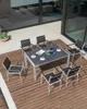 Lägermöbler utomhusbord och stolar kombination trädgård villa terrass balkong fritidsbord chai