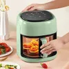 Smart Air Fryer 1.19gal 10 funkcji, kontrola NTC, pieczenie niskiego tłuszczu - ciesz się zdrowymi posiłkami