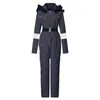 Skipakken Dames Skipakken Winter Buitensporten Warm Jumpsuit Waterdicht met afneembare kraag Buitensporten Rits Skipak 231107