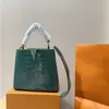 24SS Top Luxury Designer Capucines Dimbag (Crocodile Print) Женская сумка для плеча на плечах сумка для поперечного купа