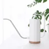 Regadera de boca larga de 1,2 L, aspersor de plantas de plástico en maceta, flores prácticas, herramientas de jardinería, mango, accesorios de riego para el hogar