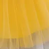 Adorável amarelo roxo quadrado vestidos de concurso para meninas vestidos de flores para meninas vestidos de aniversário/festa para meninas saias do dia a dia roupas infantis SZ 2-10 D326203