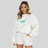 White Foxx Hoodie Tracksuits Trackie Women Tracksuit Tracksuit Hoodies Designer Womens Hip Hop Swater Spring Autumn Shorts Shorts Shorts Shorts Fede