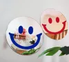 Spiegels Grote Happy Smiley Acryl Spiegel Huis Decoratieve Wandmontage Ronde Kleurrijke Funky Lachende Gezicht Spiegel Cadeau Decor Badkamer