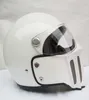 Dot FPR Full Face 오토바이 헬멧 유리 섬유 마스크 마스크 흙을위한 먼지 자전거 카페 카페 경주자 Casco Custom Motocross Cycling Chopper CR4098973 용.