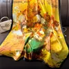 Foulards Printemps Écharpe Femmes Luxe Design Écharpe Soie Lisse Écharpe Doux Musulman Bandeau Châle Plage 85x180 cm Q2403271