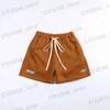 Herren-Shorts, Freizeit-Shorts, Europa und die Vereinigten Staaten, Sommer, neue lockere Gezeiten-Marken-Fünf-Punkt-Shorts, Paare, Trend, hohe Strt-Baumwoll-Shorts T240325