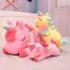 Jouet en peluche licorne mignon, cheval arc-en-ciel, poupée de serrage des jambes, cadeau pour fille