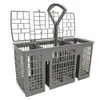 Sacos de armazenamento Cestas de talheres duráveis ​​Kihen fornece peças destacáveis ​​para máquinas de lavar louça L 22,8 x W 9 H 11,7 cm Drop Del Otpkp