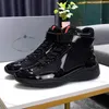 Sneakers primaverili più alti uomini piatti magici tap in pizzo su scarpe da passeggio maschile zapatillas