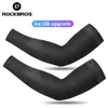 Rockbros Sun Protection Cycling ärmar Man Kvinnor Manschett Kör Vandring Snabbtorkning av andningsutrustning Cykel Sport Arm ärmar 240320