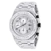 Montres de diamant de luxe qualité diamant glacé VVS laboratoire cultivé Moissanite montre Top marque mécanique pour hommes femmes boutique de gros