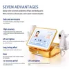 Tragbare 8d Gold Hifu 360 Ultra -Haut -Verjüngung Gesichts Anti -Aging Hifu 7d Facelifting Body Slimming Machine Fettverlustmaschine