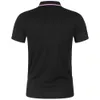 2023 Hot Sale Men's Summer Casual Breathable Comfortable Polo Shirt Men's Solid Color High Quality Short Sleeve T-Shirt 745y#