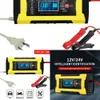 Auto Motor SUV Puls Reparatie Batterijlader Intelligent 12V 10A Batterij Opladen Tool LCD Display Gel Nat Lood-zuur