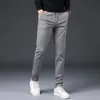 autumn Winter Casual Pants Men Straight Black Grey Pant Cott Busin Slim Fit Fi Brand Trousers For Male Plus Size28-38 d09t#