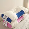 1 cuscino divisorio in cotone lavorato a maglia, non facile da collassare, per chi dorme sul fianco, sulla schiena e in posizione stoh.