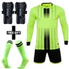 Kinder Fußball Trikots Sets Männer Jungen Fußball Kleidung Anzug Langarm Kinder Fußball Uniformen Fußball Trainingsanzug Jersey Kit 240314