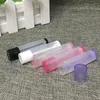Bottiglie di stoccaggio 50 pezzi 5 ml Tubi per labbra vuoti Contenitori cosmetici Rossetto Strumenti per il trucco da viaggio in plastica traslucida