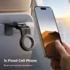 Nya magnetiska hållare reser väsentliga flexibel rotation Handsfree Airplane Phone Mount för iPhone 15 Pro Max