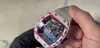 Pink Limited Edition Tourbillon Spin 38-02 Bubba Watson Carbon TPT Mechanical Men Man Women Titt