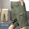 Pantaloncini cargo da uomo Primavera Estate Abbigliamento sportivo Pantaloncini da uomo Bermuda Pantaloni larghi e alti Pantaloni larghi e dritti da atletica Pantaloni e5zG #